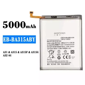 Batería telefono celular EB-BA315ABY para Samsung A31/A315/A315F/A315G/A32 4G