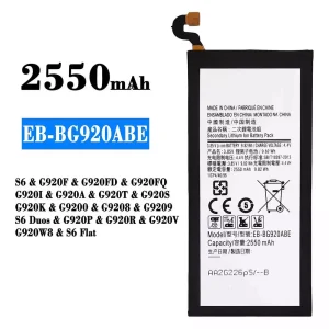 Batería telefono celular EB-BG920ABE para Samsung S6/S6 Duos/S6 Flat
