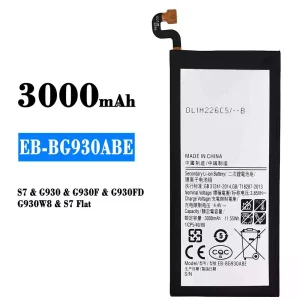 Batería telefono celular EB-BG930ABE para Samsung S7/S7 Flat