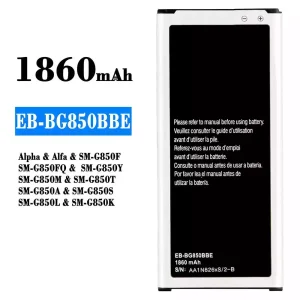 Batería telefono celular EB-BG850BBE para Samsung Alpha