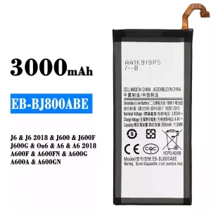 Batería telefono celular EB-BJ800ABE para Samsung J6/J6 2018/A6/A6 2018