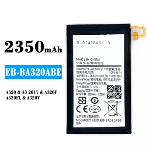 Batería telefono celular EB-BA320ABE para Samsung A3 2017
