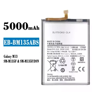 Batería telefono celular EB-BM135ABS para Samsung Galaxy M13