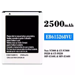 Batería telefono celular EB615268VU para Samsung Note N7000