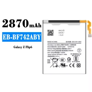 Batería telefono celular EB-BF742ABY para Samsung Galaxy Z Flip 6