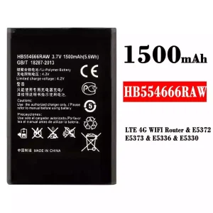 Batería telefono celular HB554666RAW para HUAWEI LTE 4G WIFI Router / E5372 / E5373 / E5336 / E5330