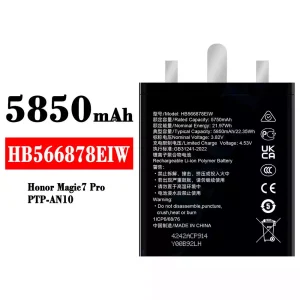 Batería telefono celular HB566878EIW para HUAWEI Honor Magic 7 Pro