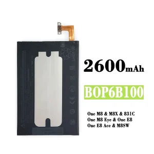Batería telefono celular B0P6B100 BOP6B100 para HTC One M8 / One E8