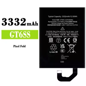 Batería telefono celular GT6SS para Google Pixel Fold