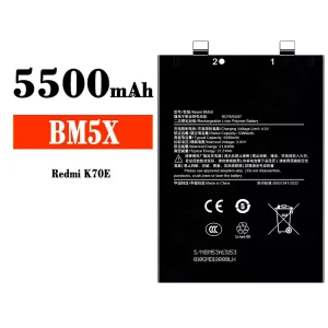 Batería telefono celular BM5X para Xiaomi Redmi K70E