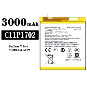 Batería telefono celular C11P1702 para Asus ZenFone V Live