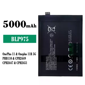 Batería telefono celular BLP975 para OnePlus 11 / Oneplus 11R 5G