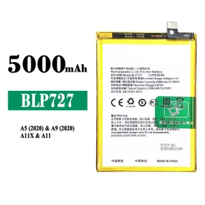 Batería telefono celular BLP727 para OPPO A5 2020 / A9 2020 / A11X / A11