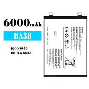 Batería telefono celular BA38 para VIVO IQOO Z9 5G