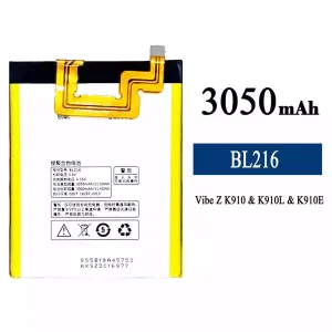 Batería telefono celular BL216 para Lenovo VIBE Z K910/K910L/K910E