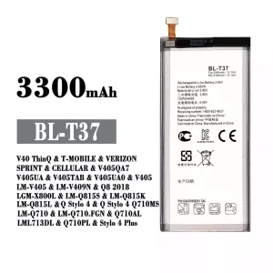 Batería telefono celular BL-T37 para LG V40 ThinQ / Q8 2018 / Q Stylo 4 / Stylo 4 Plus