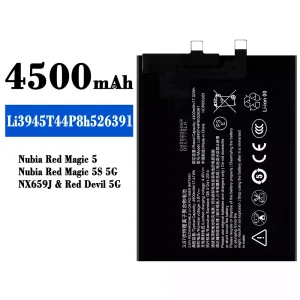 Batería telefono celular Li3945T44P8h526391 para Nubia Red Magic 5/Nubia Red Magic 5S 5G