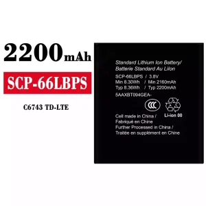 Batería telefono celular SCP-66LBPS para Kyocera C6743 TD-LTE