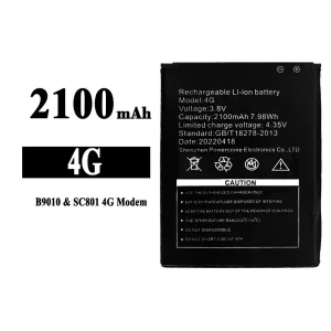Batería telefono celular 4G para Tenda B9010/SC801 4G Modem
