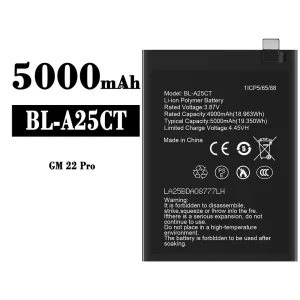 Batería telefono celular BL-A25CT para General Mobile GM 22 Pro