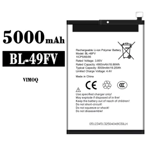 Batería telefono celular BL-49FV para VIMOQ