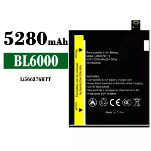 Batería telefono celular Li566376HTT para Blackview BL6000