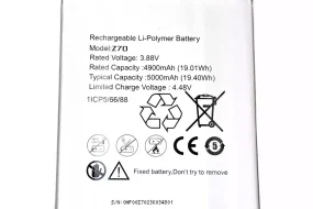Batería telefono celular para SYMPHONY Z70