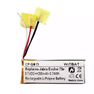 Batería para auriculares Jabra HSC100W,Evolve 75e,AHB621333H