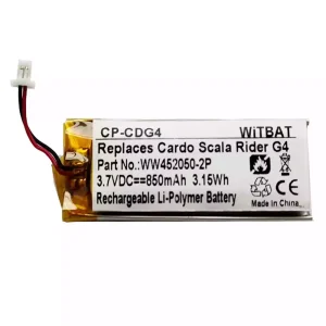 Batería para auriculares BAT00004,BAT00002,WW452050-2P,WW452050PL-2PC