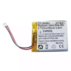Batería para auriculares Jabra Elite 85h,Jabra Elite 75t,Evolve2 85,PL661935V