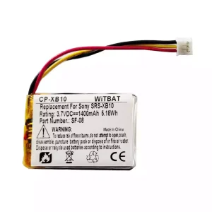 Batería para altavoz Sony SRS-XB100,SRS-XB10,SRS-XB12,WH-L600,Logitech S100