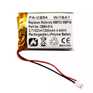 Batería para altavoz Motorola Sonic Play 100,MBP33,MBP36,CB94-01A