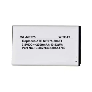 Batería nueva para ZTE 303ZT,305ZT,306ZT,MF975,MF975S,MF975U,Li3827t43p3h544780