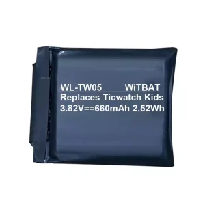 Batería nueva para TicWatch Kids WG11066,DRE622732SA