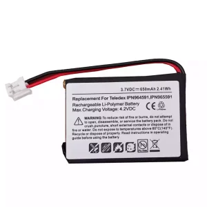 Batería nueva para Teledex IPN964591,IPN965591,BATT-IPN