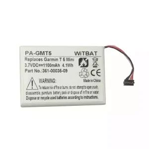 Batería nueva para Garmin T 5 Mini,TT 15 Mini GPS,361-00035-09
