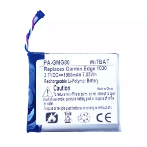 Batería nueva para Garmin Edge 1030 GPS,Approach G80,361-00105-00