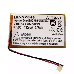 Batería nueva para SONY NWZ-820,NWZ-A826,NWZ-A828,NWZ-A829,NWZ-A720,NWZ-A726,NWZ-A728
