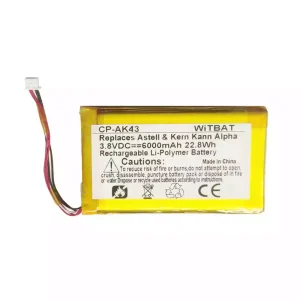 Batería nueva para iRiver Astell & Kern KANN ALPHA PPM43,BZ124678